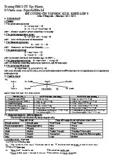 Đề cương ôn tập học kì II môn Tiếng Anh Khối 9 - Năm học 2011-2012 - Nguyễn Hữu Lễ